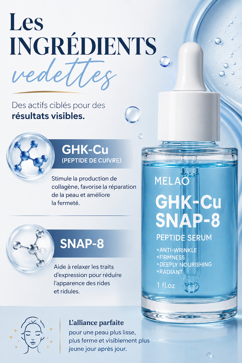 Sérum GHK-Cu + SNAP-8