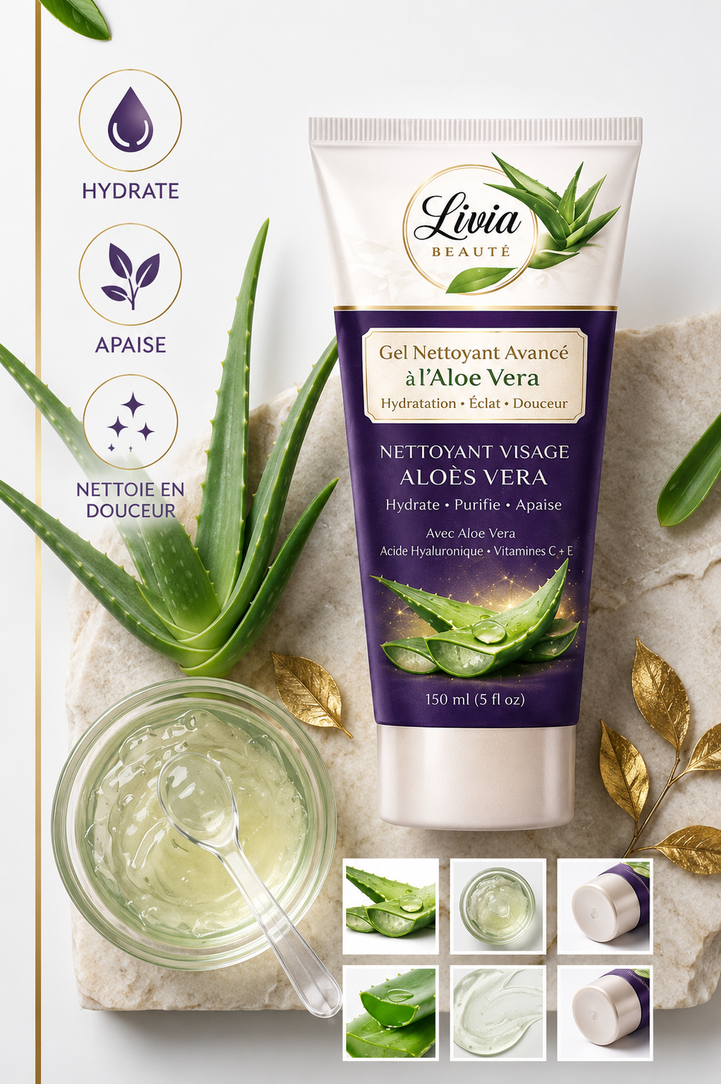 Nettoyant à l'aloe vera