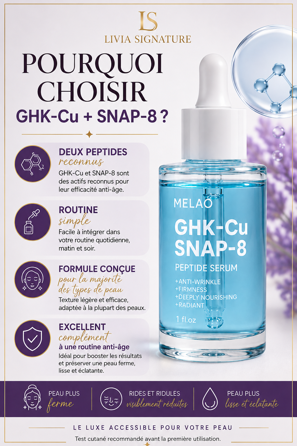 Sérum GHK-Cu + SNAP-8